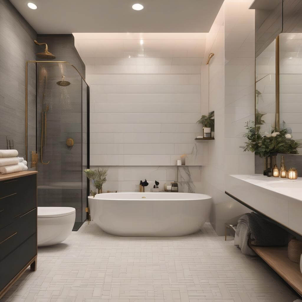 Luxury Bathroom on a Budget? Here's how!